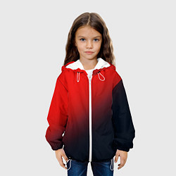 Куртка с капюшоном детская RED, цвет: 3D-белый — фото 2