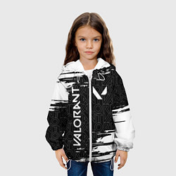 Куртка с капюшоном детская VALORANT ВАЛОРАНТ, цвет: 3D-белый — фото 2