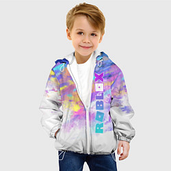 Куртка с капюшоном детская Roblox, цвет: 3D-белый — фото 2