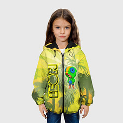 Куртка с капюшоном детская Brawl STARS в лето, цвет: 3D-черный — фото 2