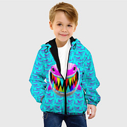 Куртка с капюшоном детская 6IX9INE, цвет: 3D-черный — фото 2
