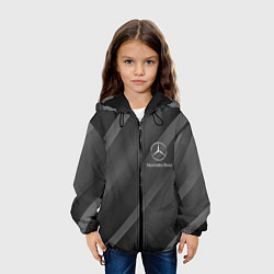 Куртка с капюшоном детская MERCEDES, цвет: 3D-черный — фото 2