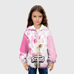 Куртка с капюшоном детская Brawl stars Unicorn, цвет: 3D-белый — фото 2