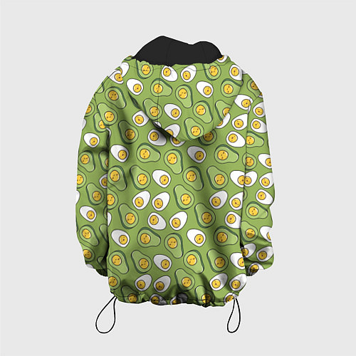 Детская куртка Avocado and Eggs / 3D-Черный – фото 2