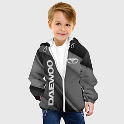 Куртка с капюшоном детская DAEWOO, цвет: 3D-белый — фото 2