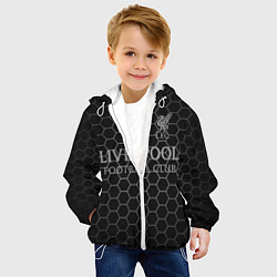 Куртка с капюшоном детская LIVERPOOL, цвет: 3D-белый — фото 2