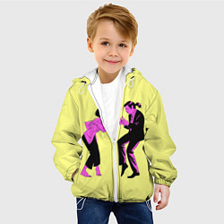 Куртка с капюшоном детская Криминальное чтиво, цвет: 3D-белый — фото 2