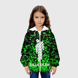 Куртка с капюшоном детская Billie Eilish, цвет: 3D-белый — фото 2