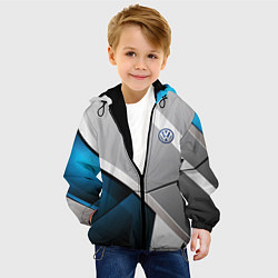 Куртка с капюшоном детская VOLKSWAGEN, цвет: 3D-черный — фото 2