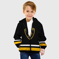 Куртка с капюшоном детская Lamborghini Uniform, цвет: 3D-черный — фото 2