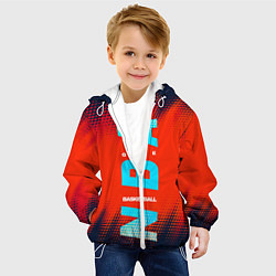 Куртка с капюшоном детская NBA, цвет: 3D-белый — фото 2