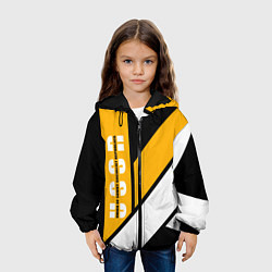 Куртка с капюшоном детская Union of Soviet Socialist Republics, цвет: 3D-черный — фото 2