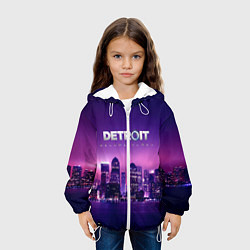 Куртка с капюшоном детская Detroit Become Human S, цвет: 3D-белый — фото 2
