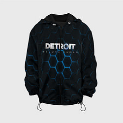 Куртка с капюшоном детская DETROIT S, цвет: 3D-черный