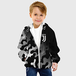Куртка с капюшоном детская JUVENTUS ЮВЕНТУС, цвет: 3D-белый — фото 2