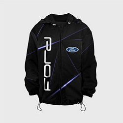 Куртка с капюшоном детская FORD, цвет: 3D-черный