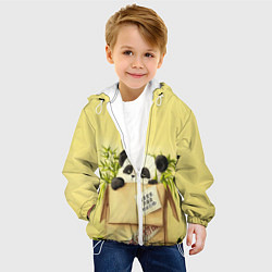 Куртка с капюшоном детская Заказывали Панду? ?, цвет: 3D-белый — фото 2