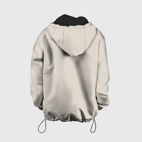 Детская куртка Радуга v2 - бежевый / 3D-Черный – фото 2