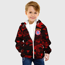 Куртка с капюшоном детская Bayern Бавария, цвет: 3D-белый — фото 2