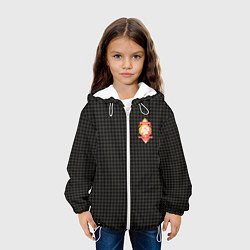 Куртка с капюшоном детская Gryffindor, цвет: 3D-белый — фото 2