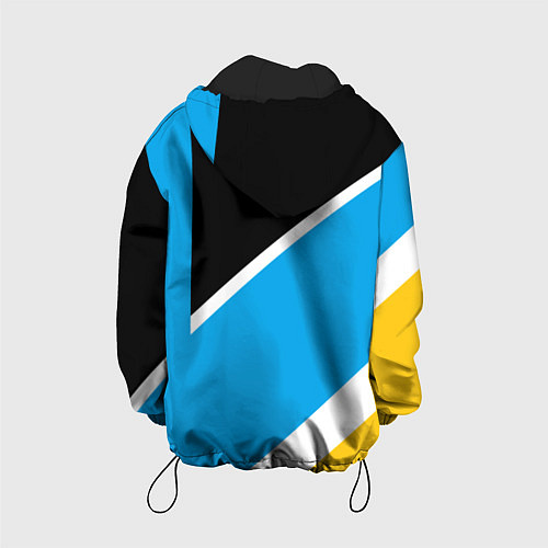 Детская куртка Athletic team blue / 3D-Черный – фото 2