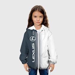 Куртка с капюшоном детская LEXUS ЛЕКСУС, цвет: 3D-белый — фото 2