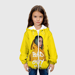 Куртка с капюшоном детская Billie Eilish Билли Айлиш, цвет: 3D-белый — фото 2