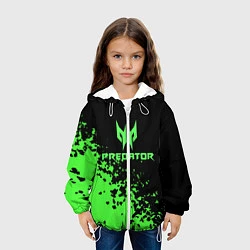 Куртка с капюшоном детская ХИЩНИК PREDATOR, цвет: 3D-белый — фото 2
