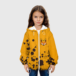 Куртка с капюшоном детская FOX, цвет: 3D-белый — фото 2