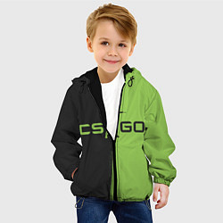 Куртка с капюшоном детская CS GO, цвет: 3D-черный — фото 2