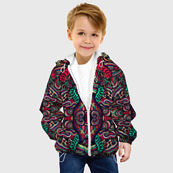 Куртка с капюшоном детская COLORS, цвет: 3D-белый — фото 2