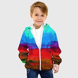 Куртка с капюшоном детская COLORS, цвет: 3D-белый — фото 2