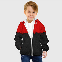 Куртка с капюшоном детская Texture, цвет: 3D-белый — фото 2