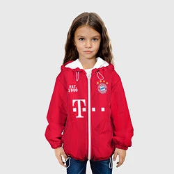 Куртка с капюшоном детская BAYERN 2021 - ДОМАШНЯЯ, цвет: 3D-белый — фото 2