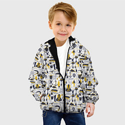 Куртка с капюшоном детская Мечта рыболова, цвет: 3D-черный — фото 2