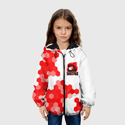 Куртка с капюшоном детская AMONG US - IMPOSTOR, цвет: 3D-черный — фото 2