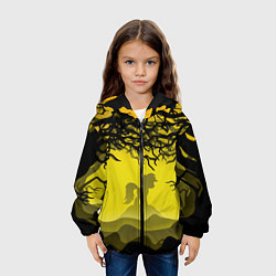 Куртка с капюшоном детская Пони, цвет: 3D-черный — фото 2