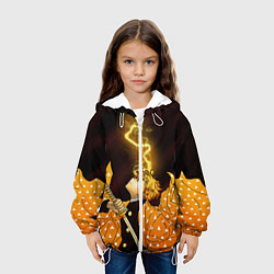 Куртка с капюшоном детская ЗЕНИЦУ, цвет: 3D-белый — фото 2