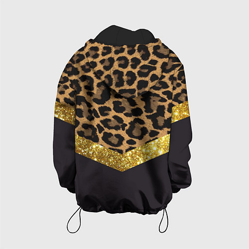 Детская куртка Леопардовый принт / 3D-Черный – фото 2