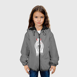 Куртка с капюшоном детская Zero Two, цвет: 3D-черный — фото 2