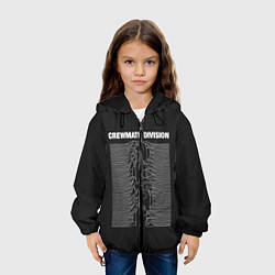 Куртка с капюшоном детская CrewMate Division, цвет: 3D-черный — фото 2