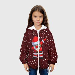 Куртка с капюшоном детская Dab-Santa, цвет: 3D-белый — фото 2