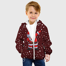 Куртка с капюшоном детская Dab-Santa, цвет: 3D-белый — фото 2