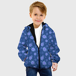 Куртка с капюшоном детская Ковид-19, цвет: 3D-черный — фото 2