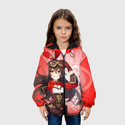 Куртка с капюшоном детская GENSHIN IMPACT, ЭМБЕР,, цвет: 3D-черный — фото 2