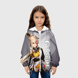 Куртка с капюшоном детская GENSHIN IMPACT, НИН ГУАН, цвет: 3D-белый — фото 2