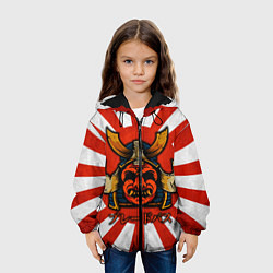 Куртка с капюшоном детская Sun samurai, цвет: 3D-черный — фото 2