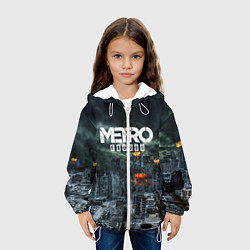 Куртка с капюшоном детская Metro Exodus, цвет: 3D-белый — фото 2