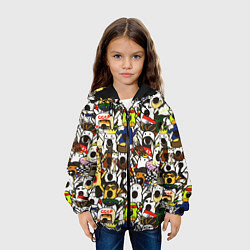 Куртка с капюшоном детская НИЧОСИ, цвет: 3D-черный — фото 2