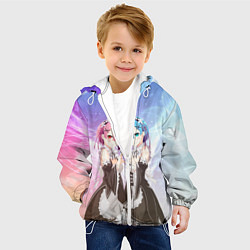 Куртка с капюшоном детская Рем и Рам, цвет: 3D-белый — фото 2